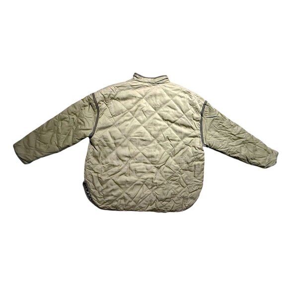 BLANKNYC Sage & Floral Reversible Quilted Jacket Lagenlook Women Medium NWT - Picture 3 of 10